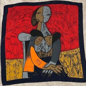 Picasso Print scarf - Oversived - 34X34
